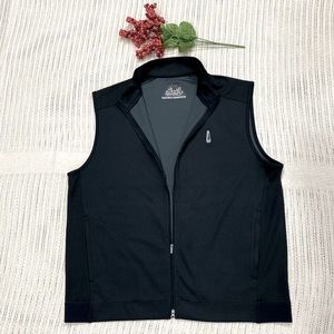 New ITALIA Men’s Sports 2020 Highland Cup Black Full Zip Vest Men’s Size XXL !